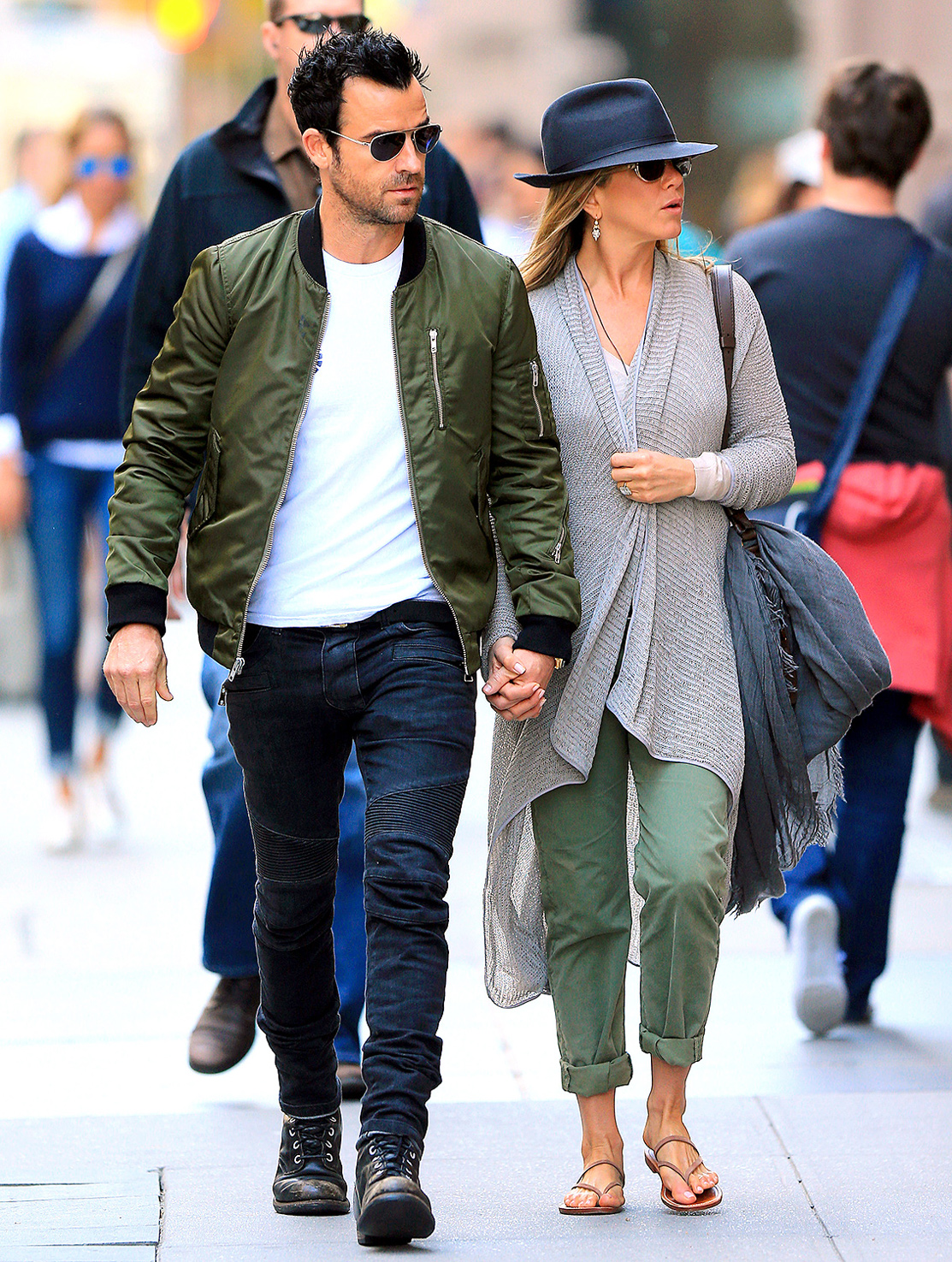 Jennifer Aniston And Justin Theroux S Matching Style Photos