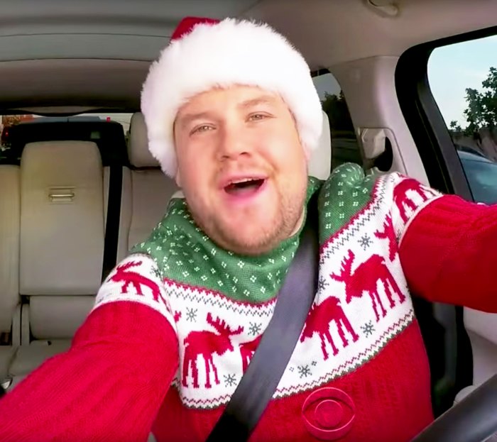 James Corden Christmas Karaoke 2022 Harry Styles Kisses James Corden In Christmas 'Carpool Karaoke'