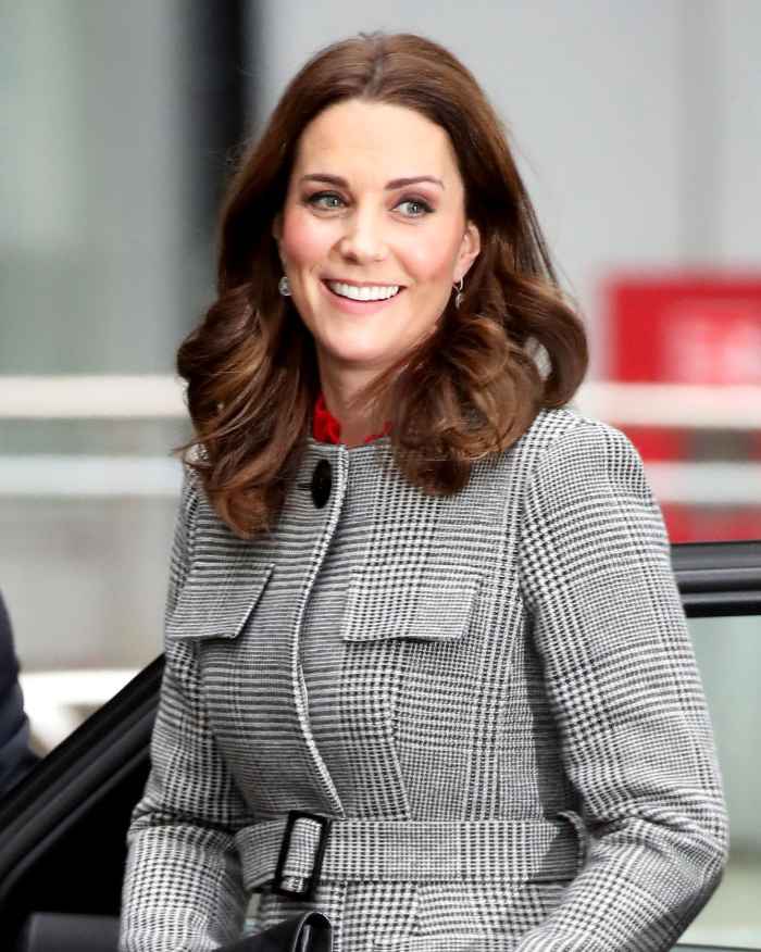 Pregnant Kate Middleton Shows Third Baby Bump in L.K. Bennett Coat | Us ...