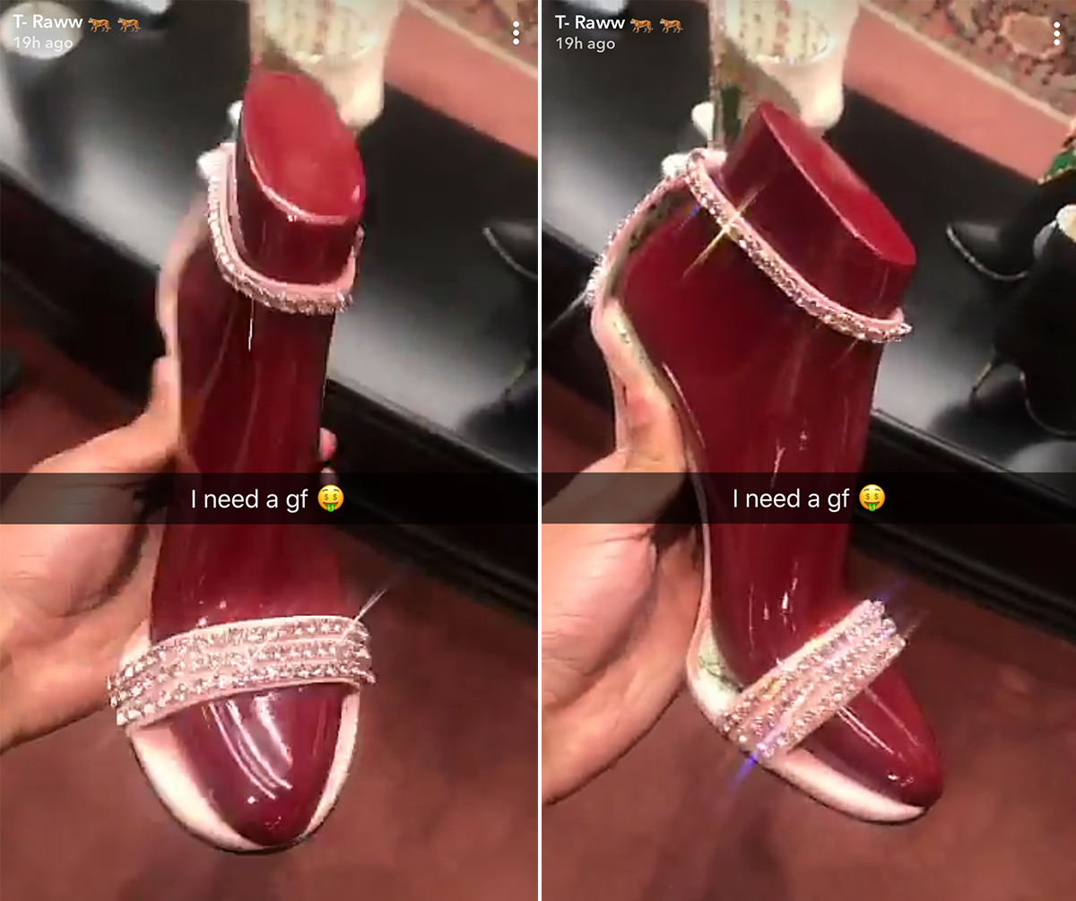 Tyga Gifts Kylie Jenner a Gucci Bag, Lint Rolls Her Toes After