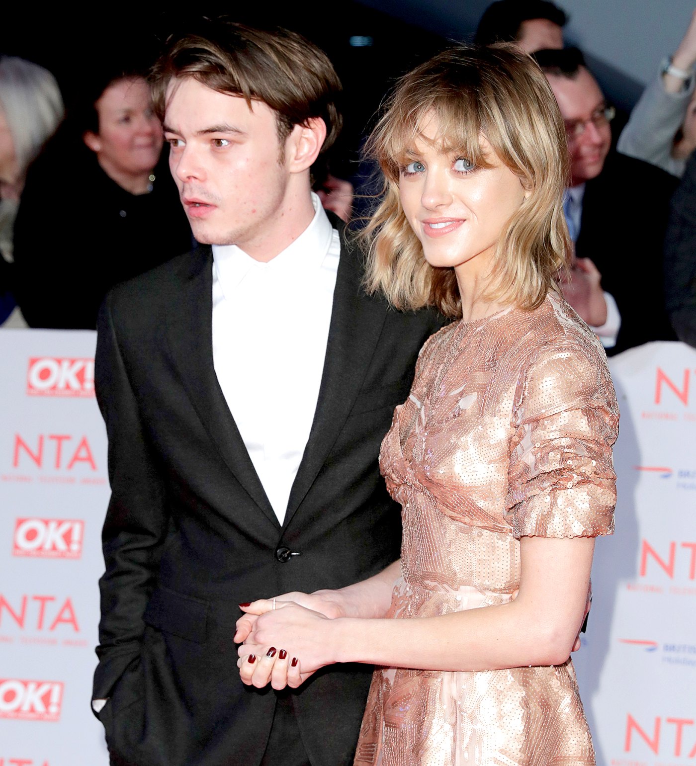 Charlie Heaton and Natalia Dyer Attend London Award Show Together