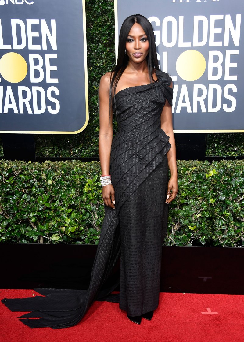 Naomi Campbell & Halle Berry - Golden Globes 2018