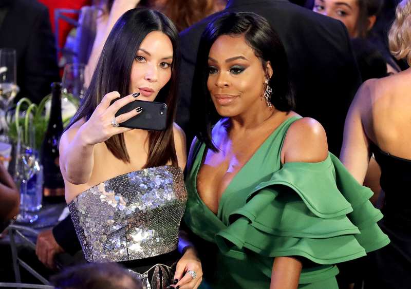 Olivia Munn Niecy Nash SAGs 2018 audience