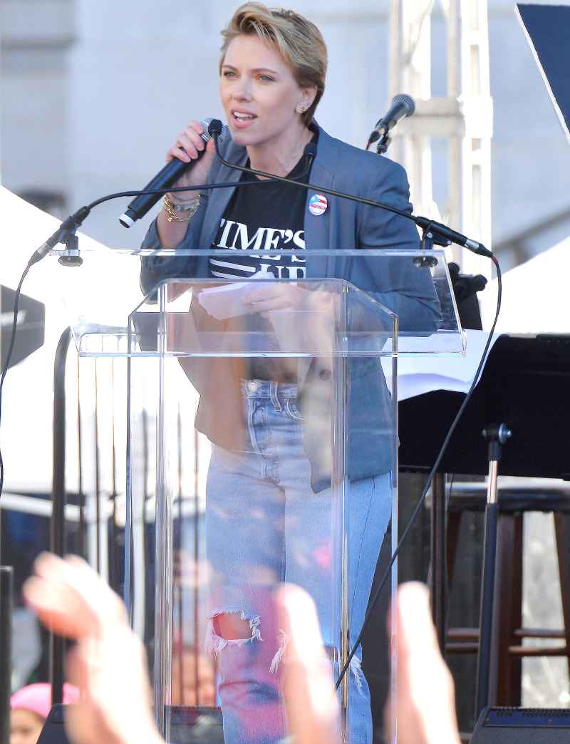 Scarlett Johansson, Women's March 2018, James Franco, Time's Up