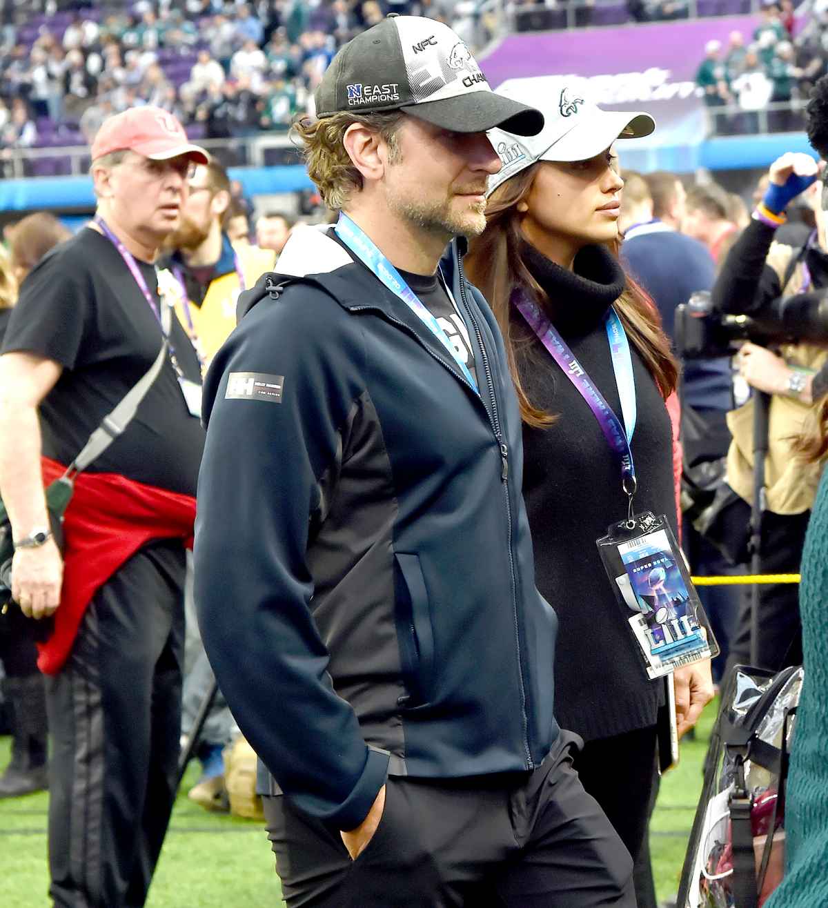 Bradley Cooper is Having More Fun at the Super Bowl Than Anyone Else