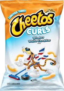 Cheetos Winter White Cheddar Curls