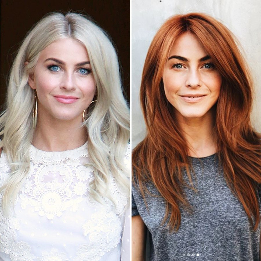 Julianne Hough Dyes Hair Color Red Details, Pics