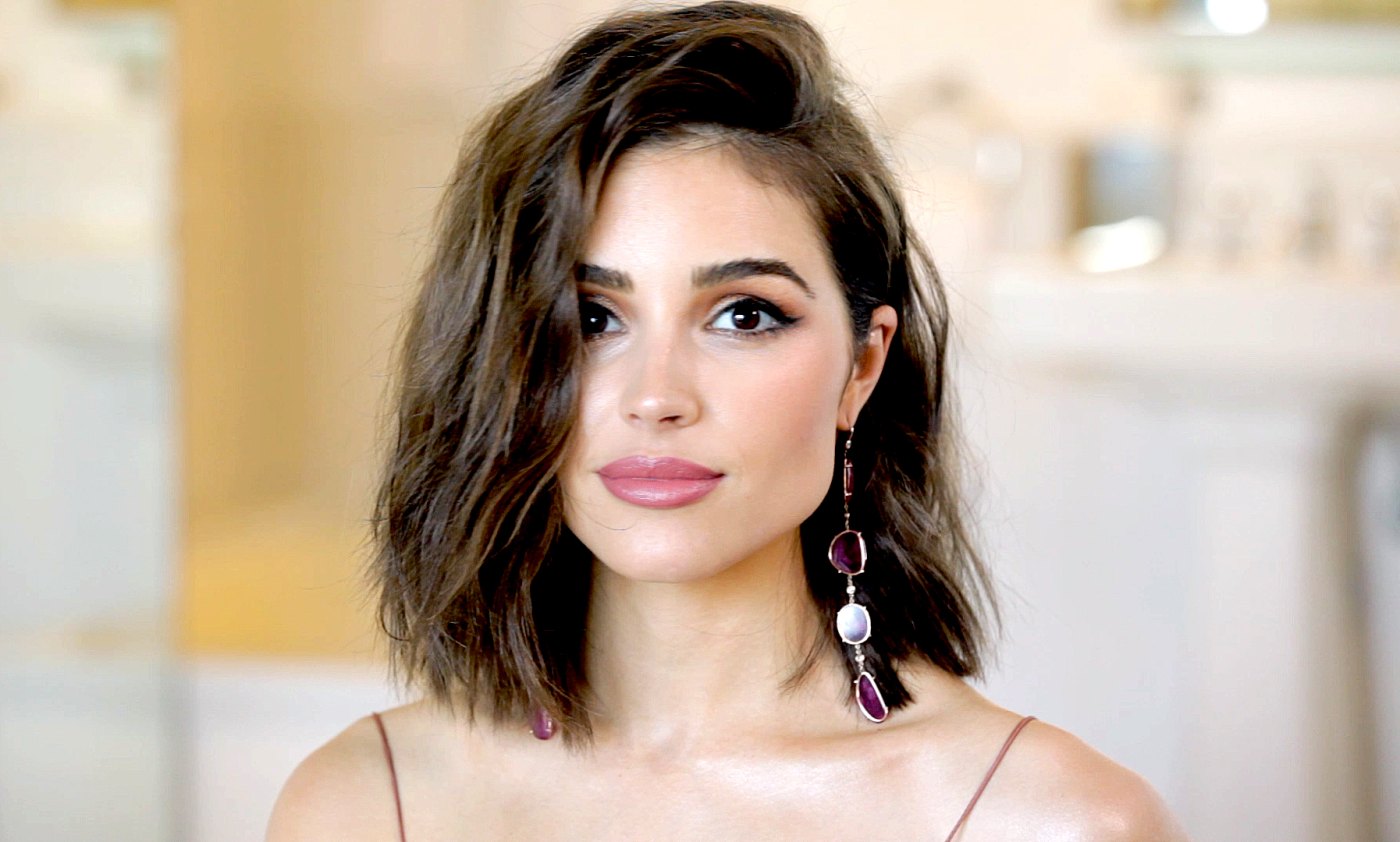 Justine Marjan Olivia Culpo Wave Hairstyle HowTo, Video