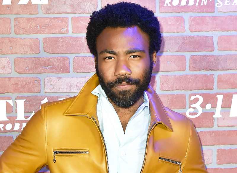 Donald Glover attends FX's "Atlanta Robbin' Season" 2018 Premiere at Ace Theater in Los Angeles, California.
