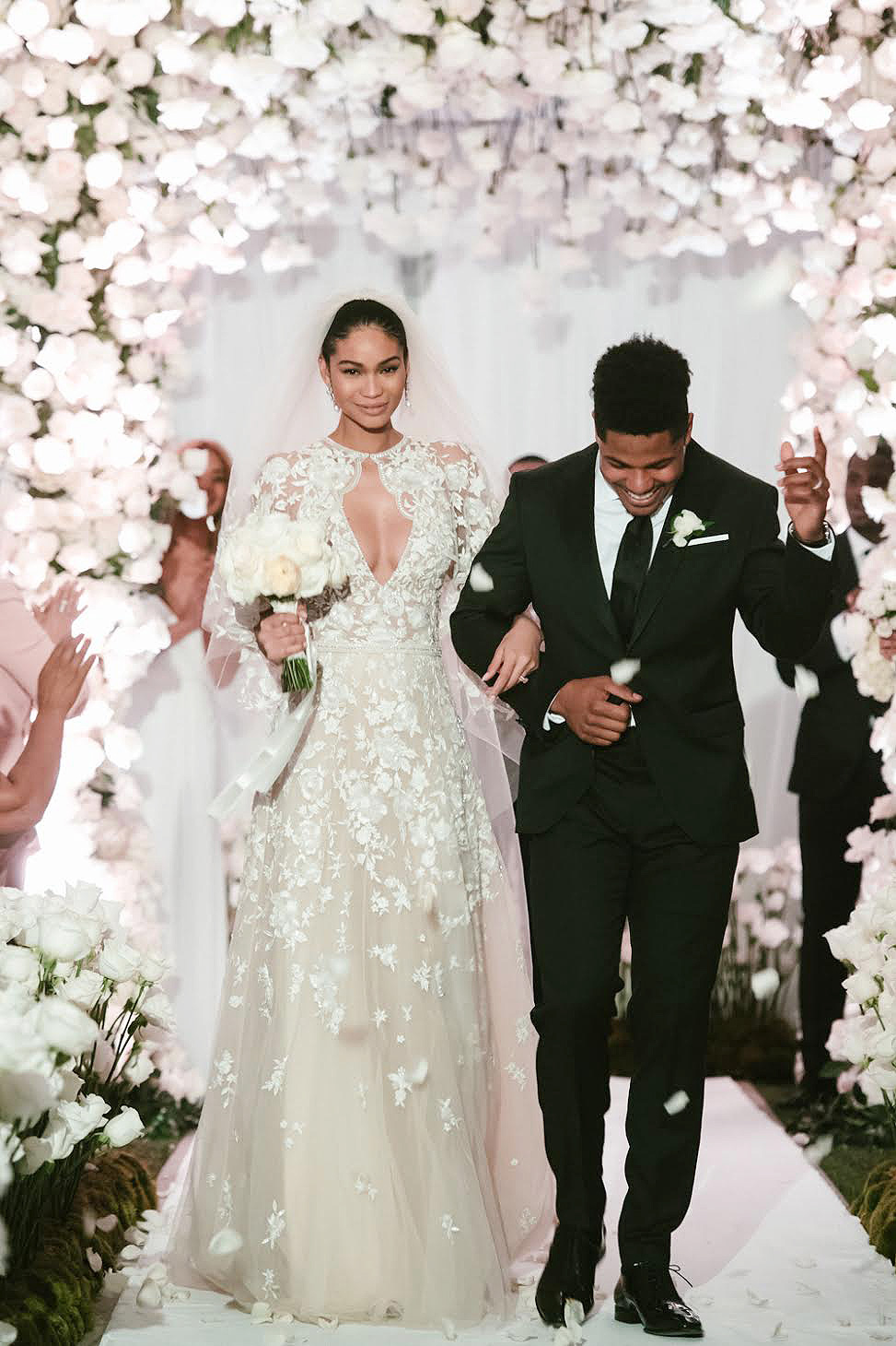 Chanel Iman Marries Sterling Shepard: See Her Dress More Pics