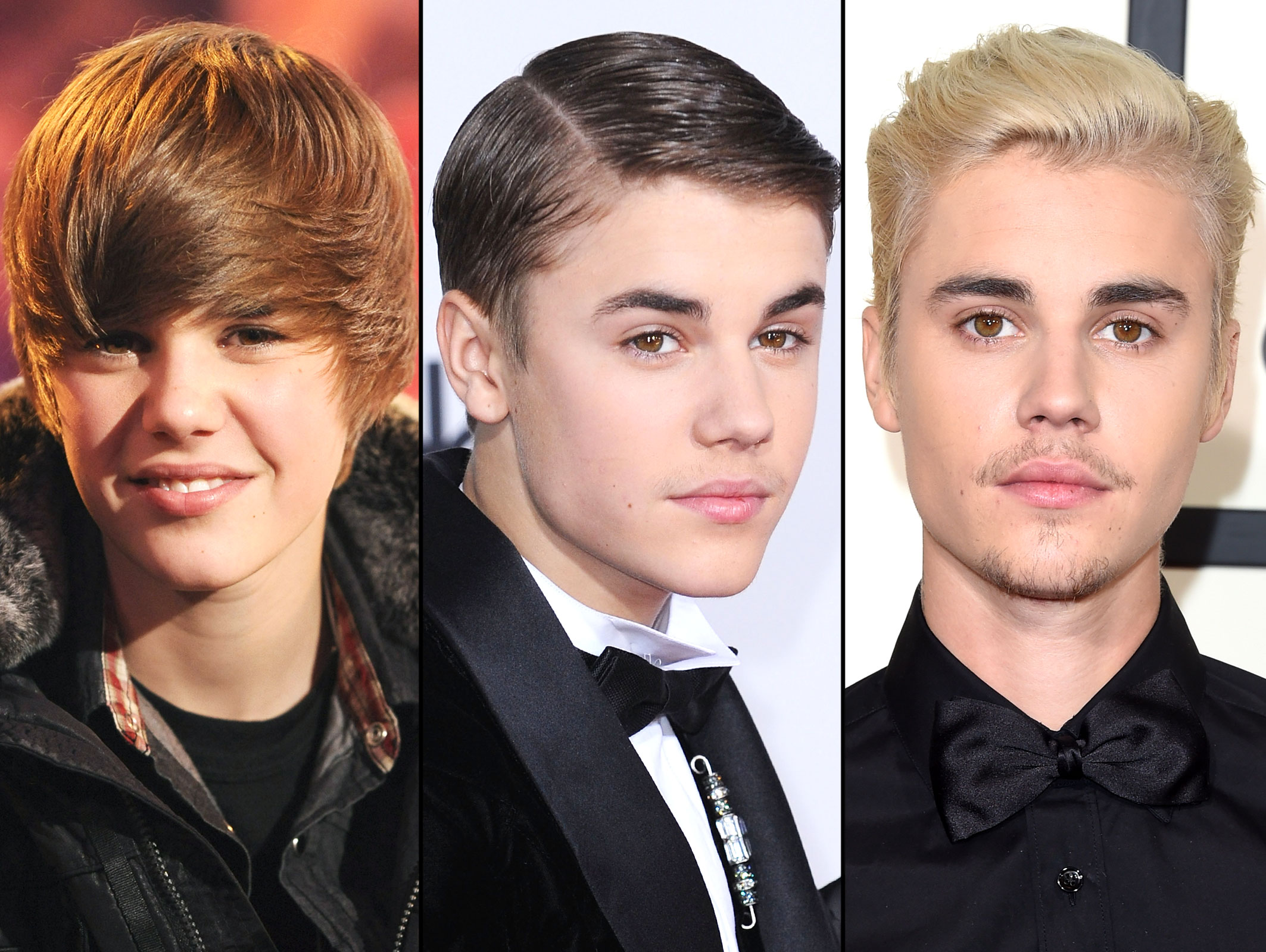 Justin Bieber Hair Change Evolution Pics