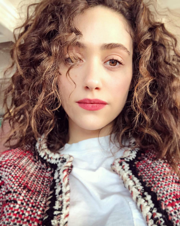 Emmy Rossum Hairy Pussy - Emmy Rossum Embraces Her Curly Hair Texture: Pics