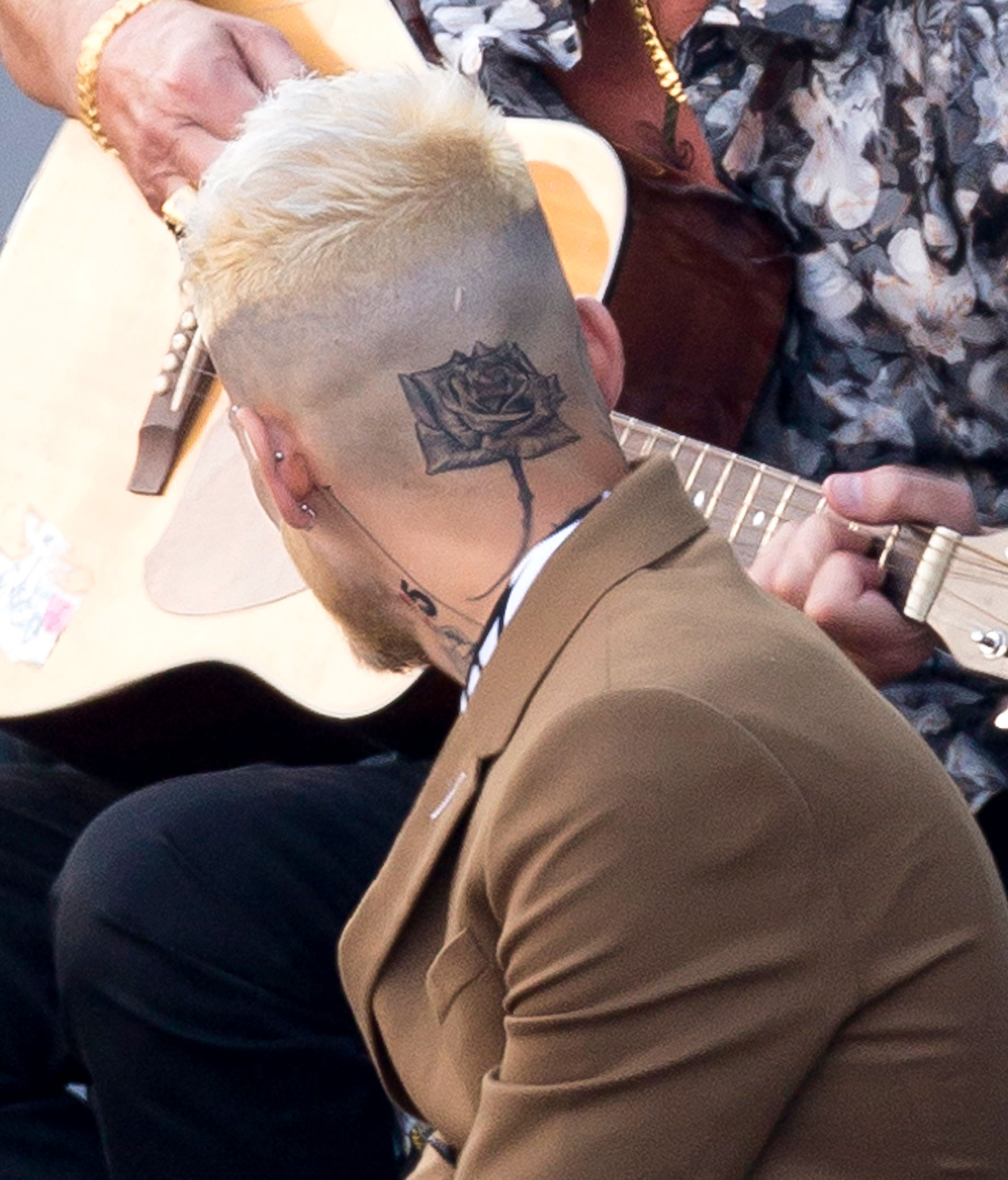 Blond Zayn Malik Reveals Rose Head Tattoo After Gigi Hadid Split | Us Weekly