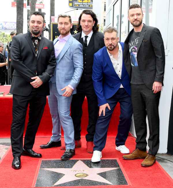 'nsync Reunites For Hollywood Walk Of Fame Star Ceremony 