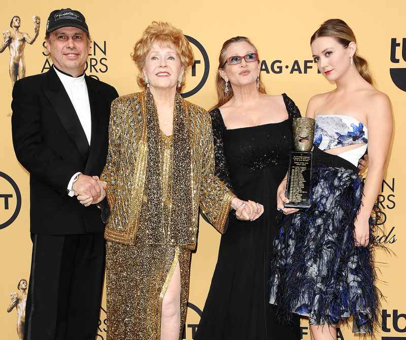 Todd Fisher Debbie Reynolds Carrie Fisher Billie Lourd