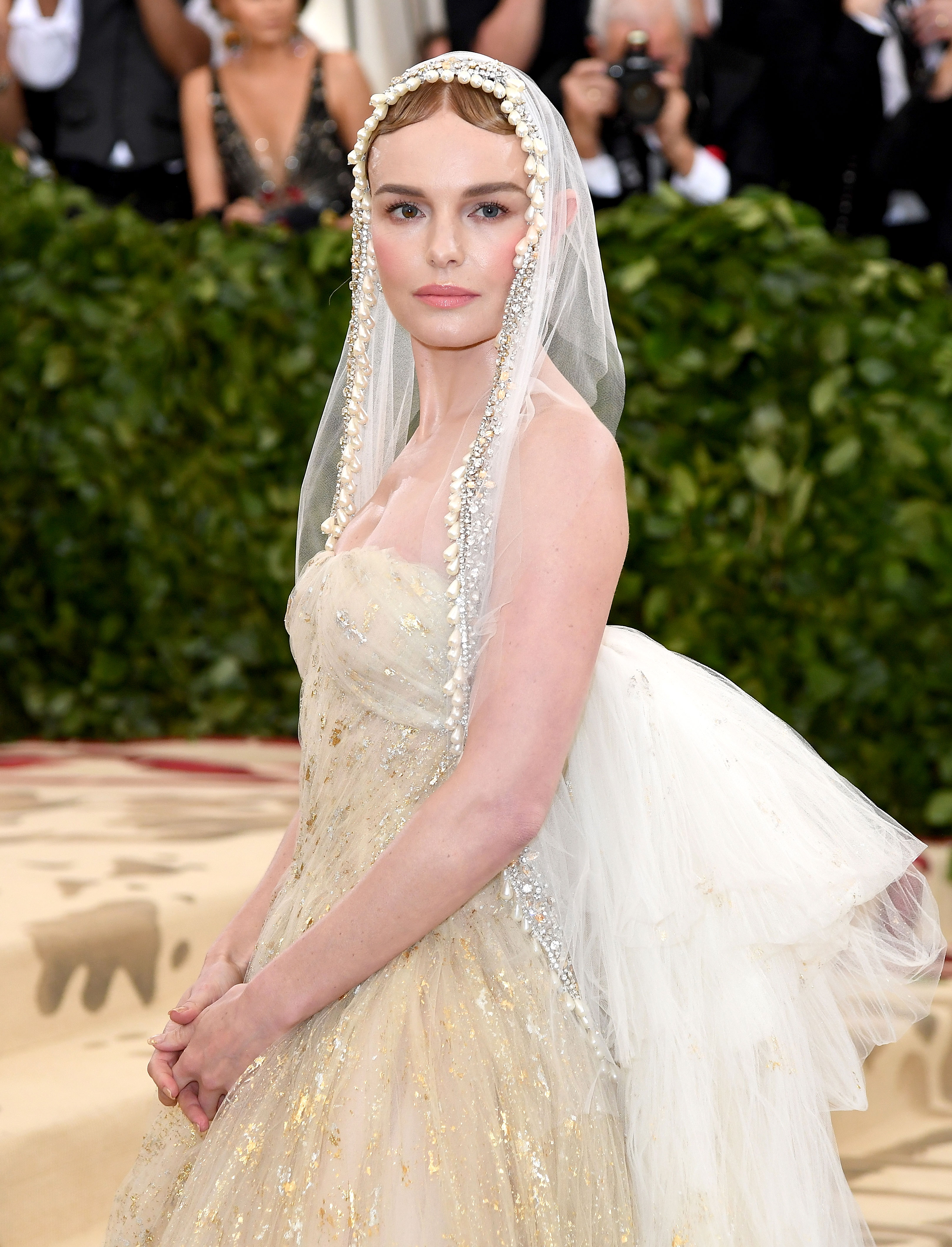 Emma Stone wore wedding dress to Met Gala