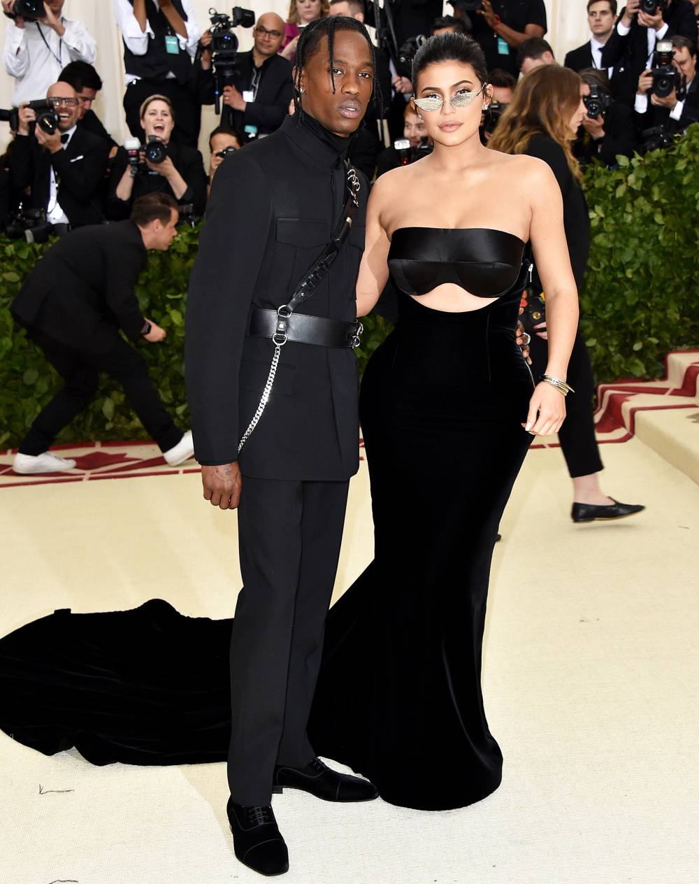 Kylie Jenner and Travis Scott Bring Power to Met Gala Red Carpet