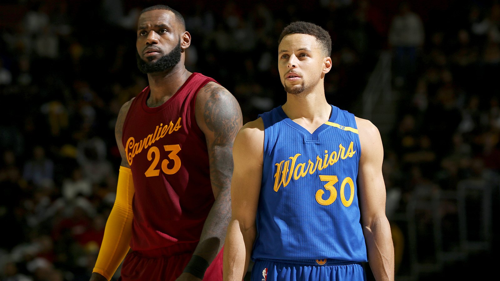 LeBron is so much more taller than Curry
