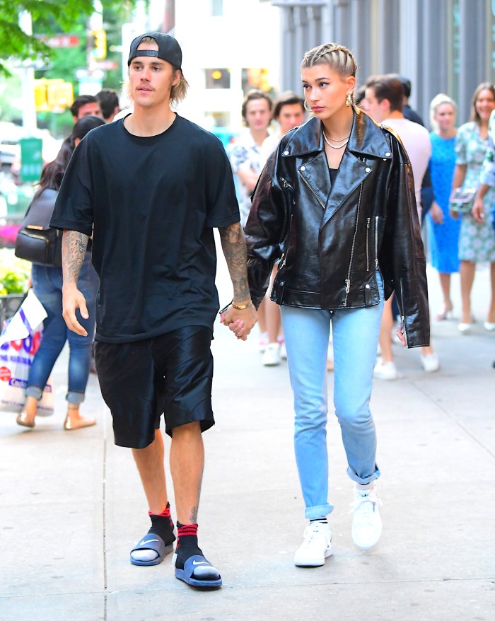Justin Bieber, Hailey Baldwin Hold Hands After NYC Dinner Date