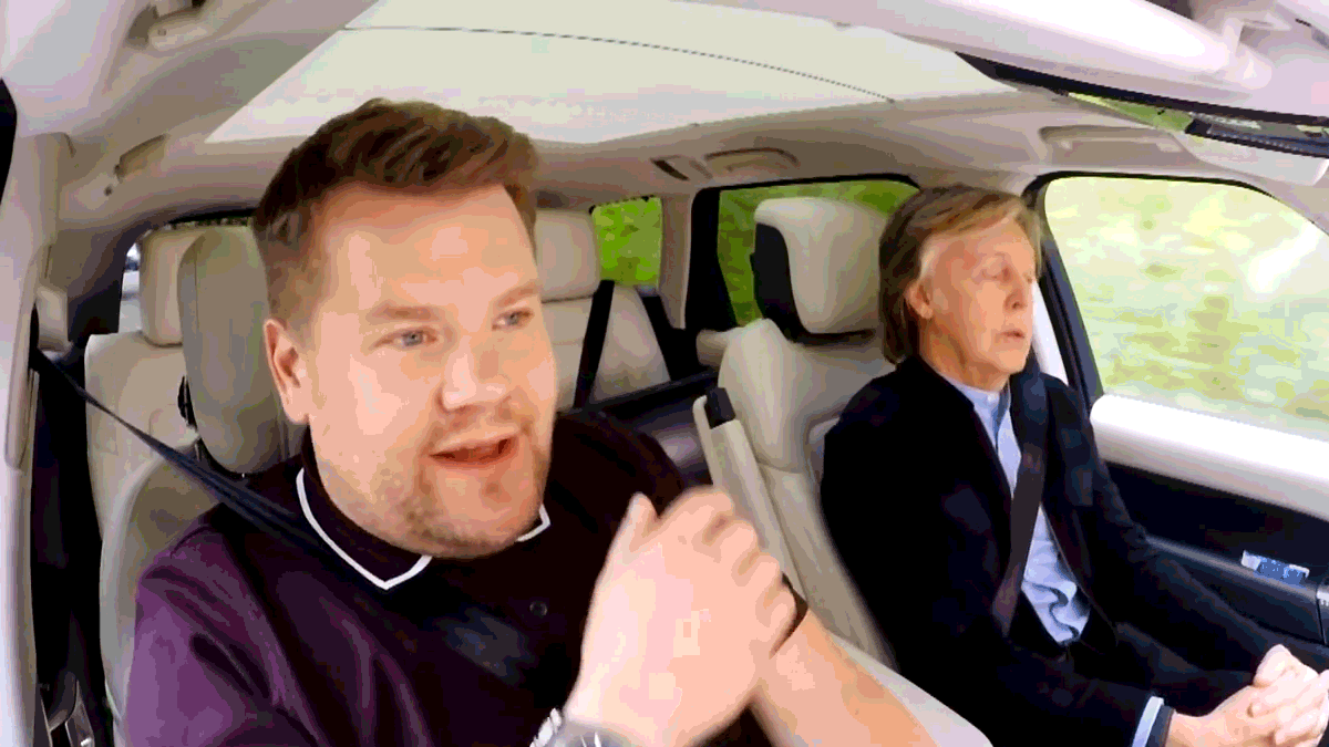 James Corden Emotional Paul McCartney Carpool Karaoke