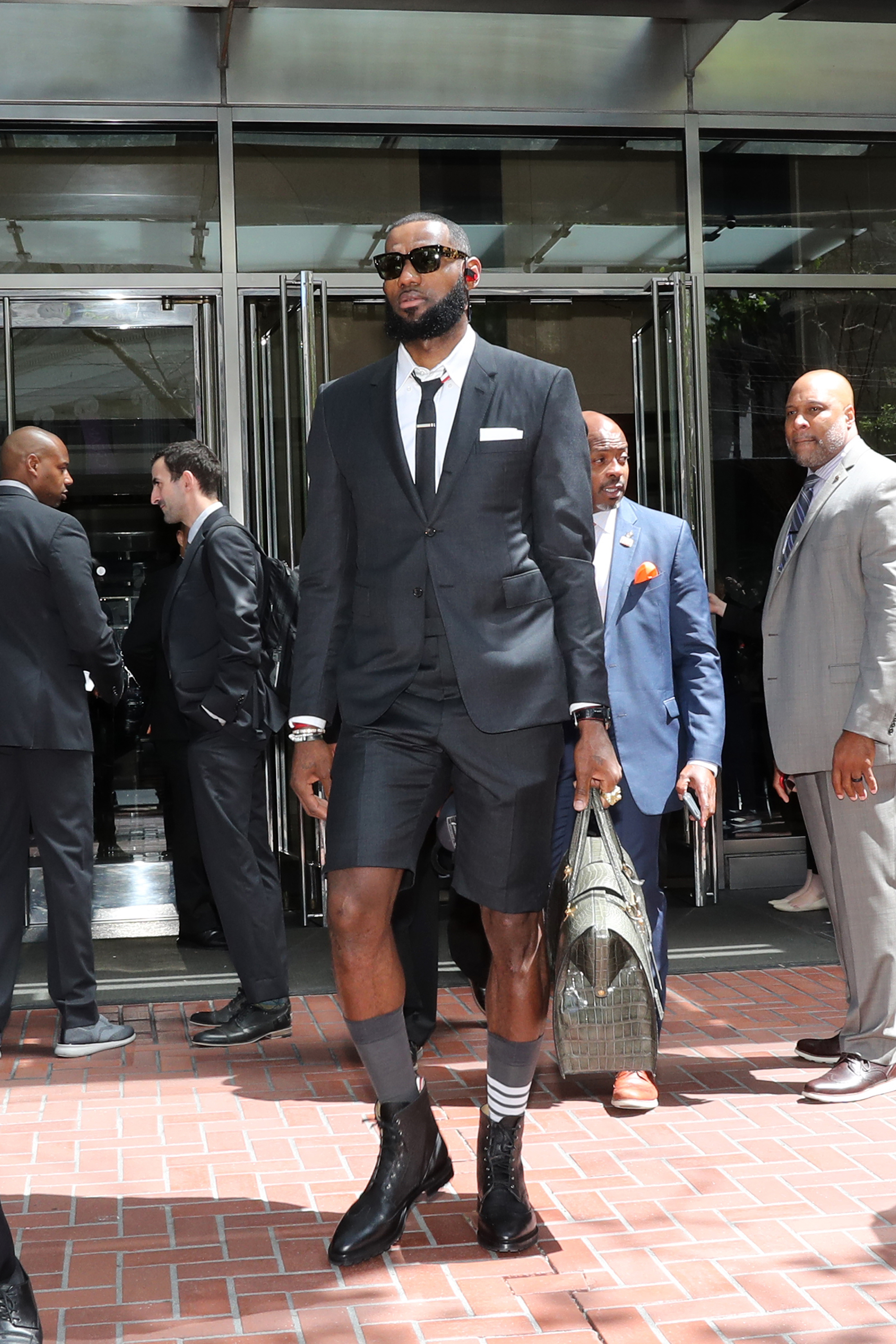 LeBron James and Cavaliers Wear Shorts Suits Before NBA Finals Game 1 – The  Hollywood Reporter