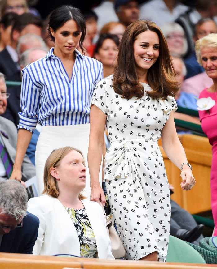 Duchess Kate and Duchess Meghan Appear Together at Wimbledon: Pics | Us ...