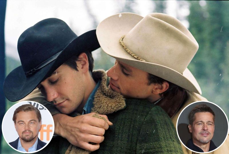 Leonardo DiCaprio Brad Pitt Brokeback Mountain