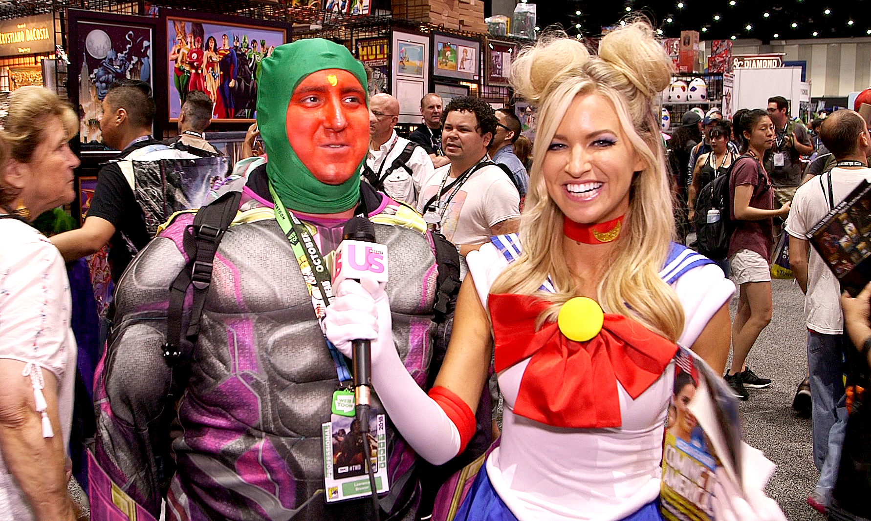 Our reporter goes looking for fans at Comic-Con…in his Sailor