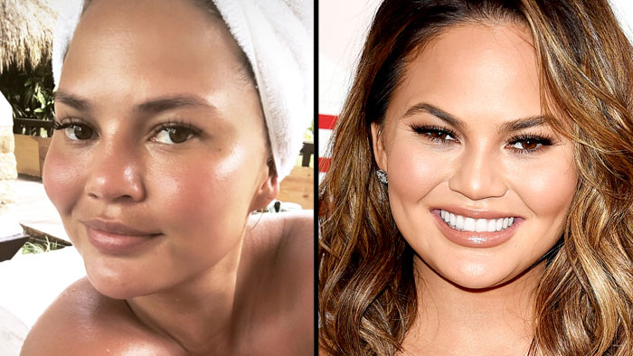 chrissy teigen without makeup