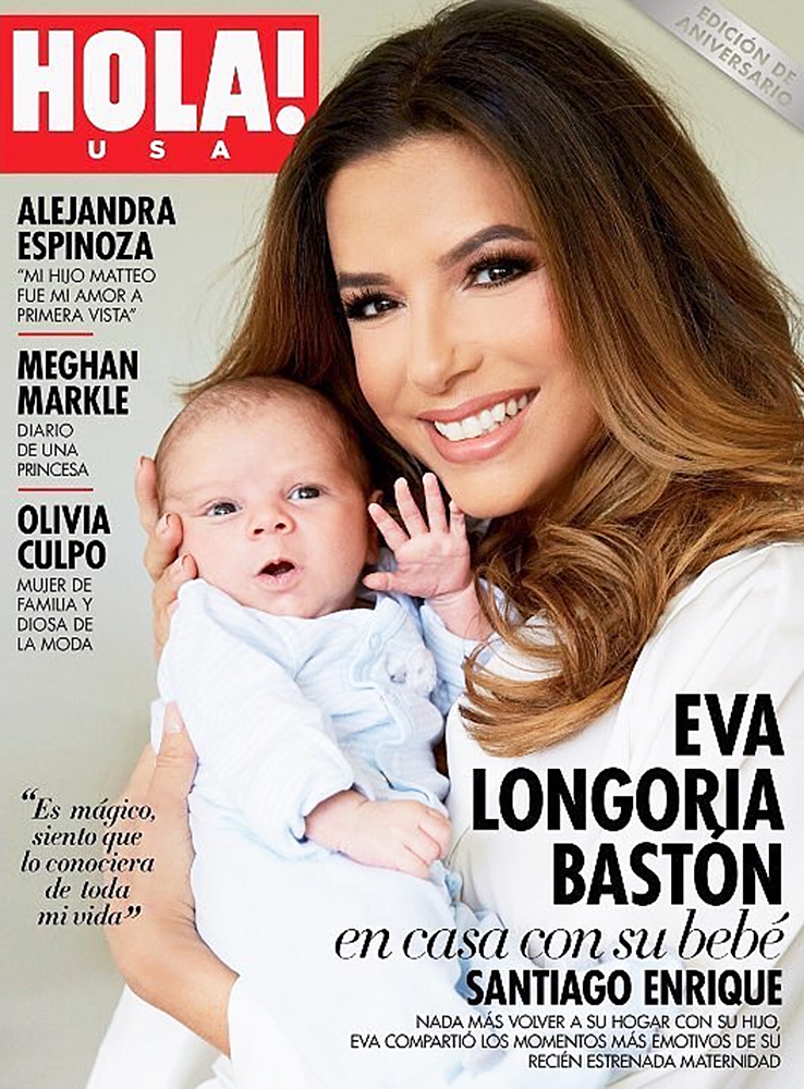 Eva Longoria Shares First Photo Of Son Santiagos Face