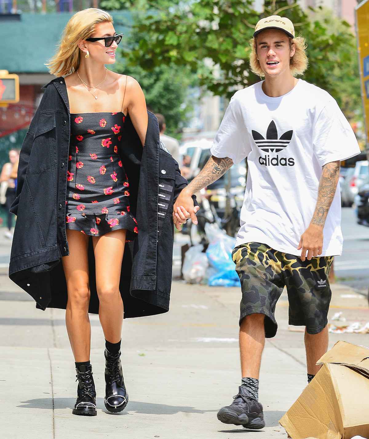 Hailey Baldwin Wears $1,090 Shoes to Watch Justin Bieber Get a Haircut –  Footwear News