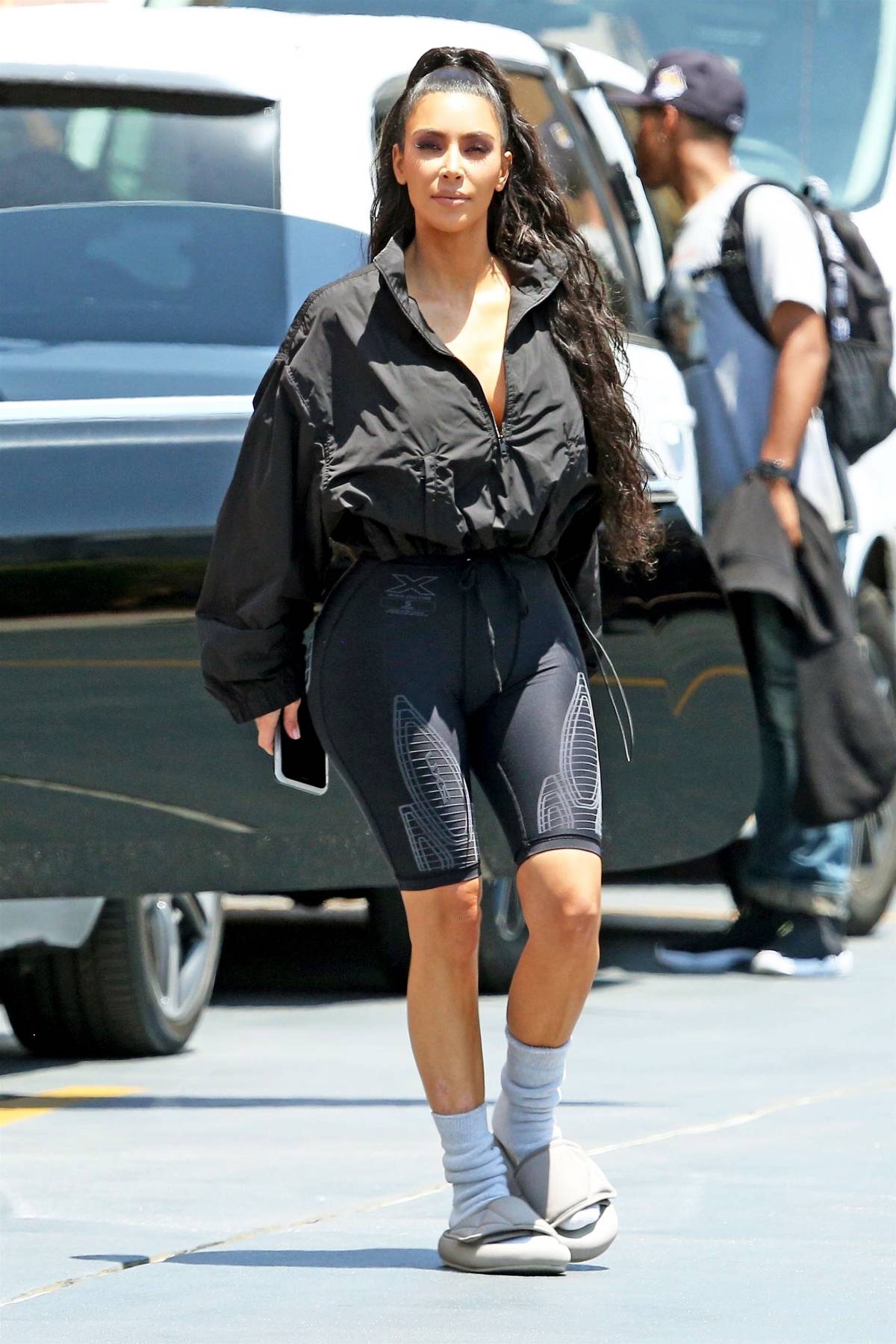 Spotted: Celebrities in Bike Shorts, The Hottest Athleisure Trend