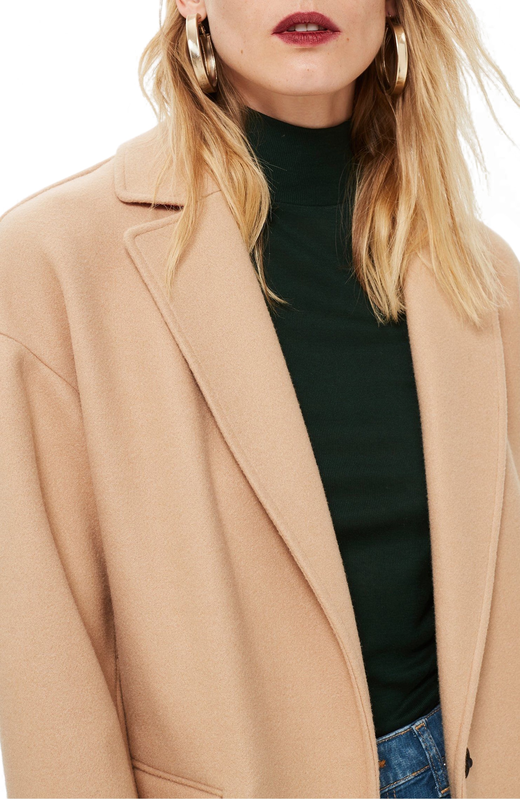 topshop lily knit coat