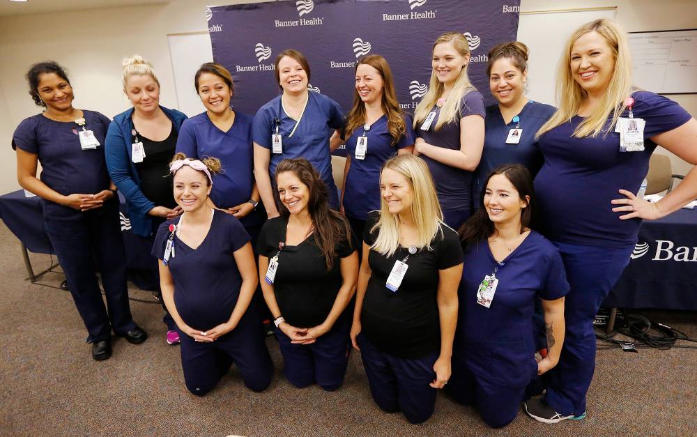 16 Pregnant Nurses