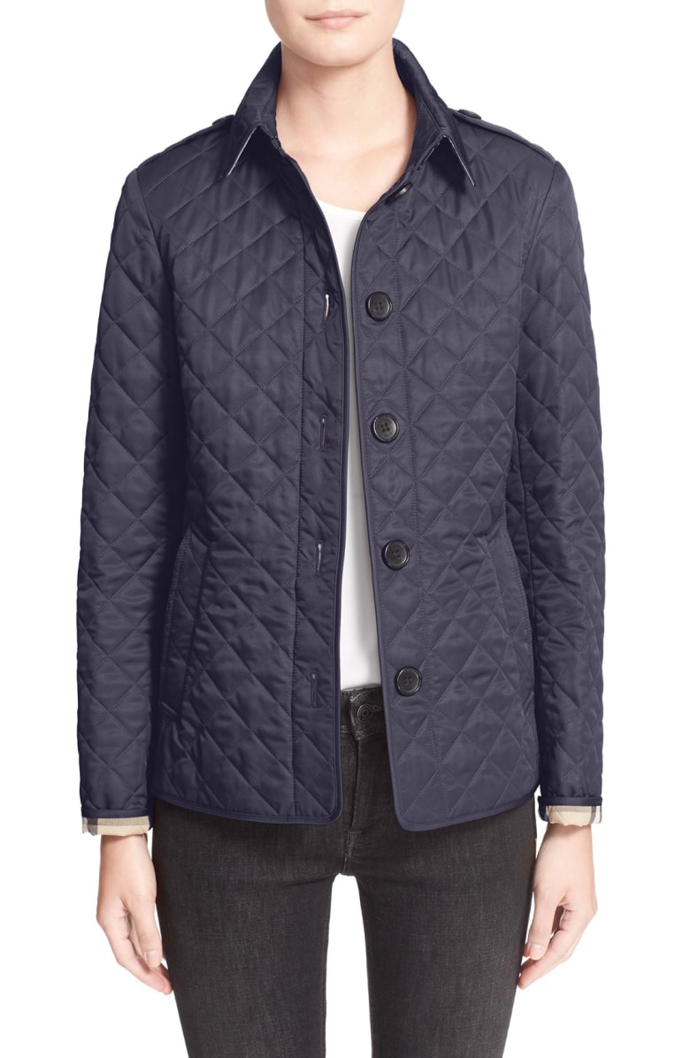 womens quilted jacket burberry