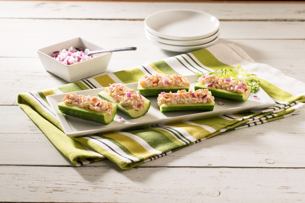 candace cameron bure chicken salad cucumber boats