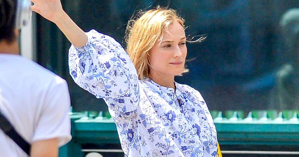 Diane Kruger enjoys a stroll with her partner Norman Reedus and their  daughter in NYC