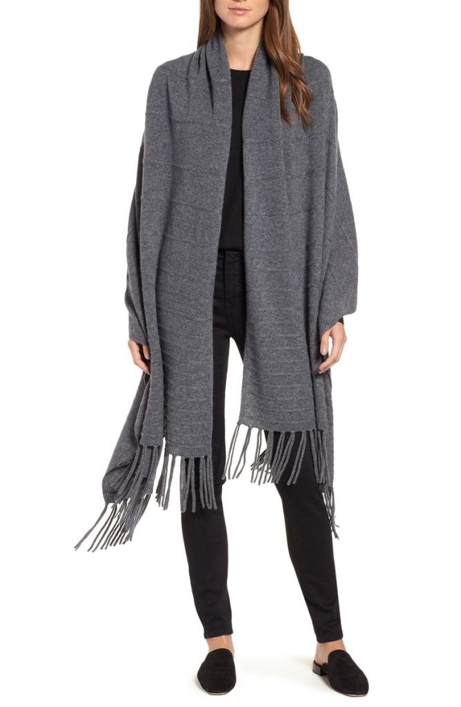 Stock Up on Your Fall Knits With a Cozy Cashmere Wrap