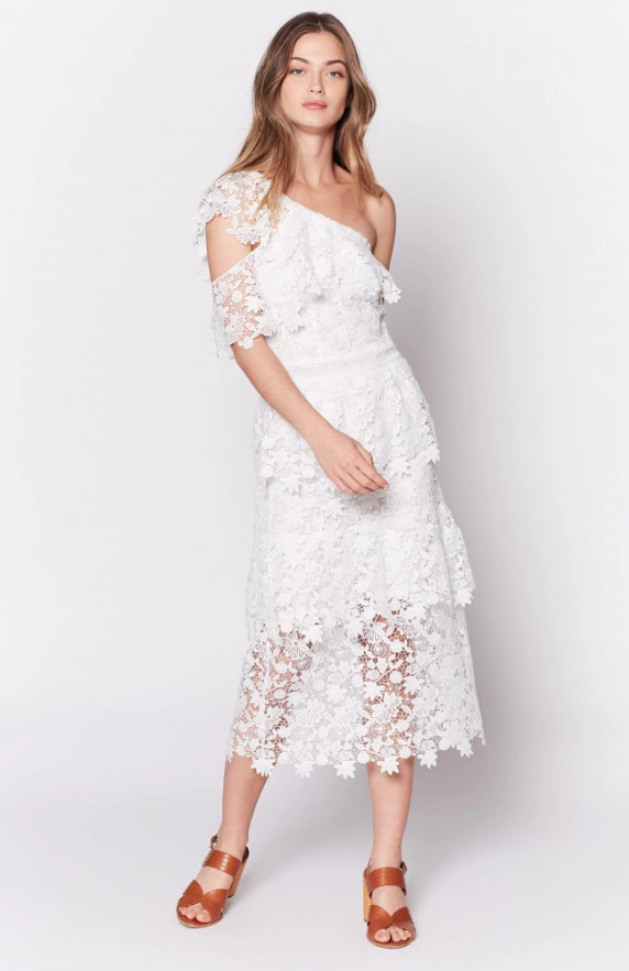 Joie white clearance lace dress