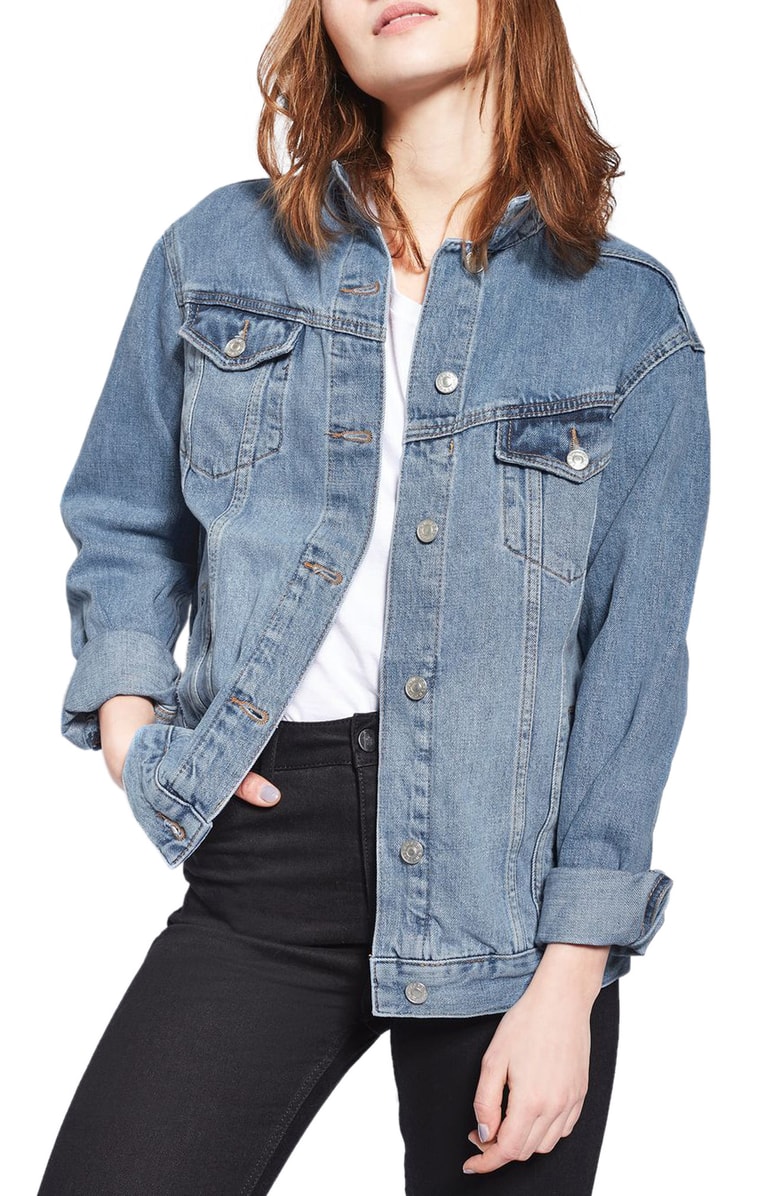 Pull of the Reworked Denim Look With This Oversize Jean Jacket - I Know ...