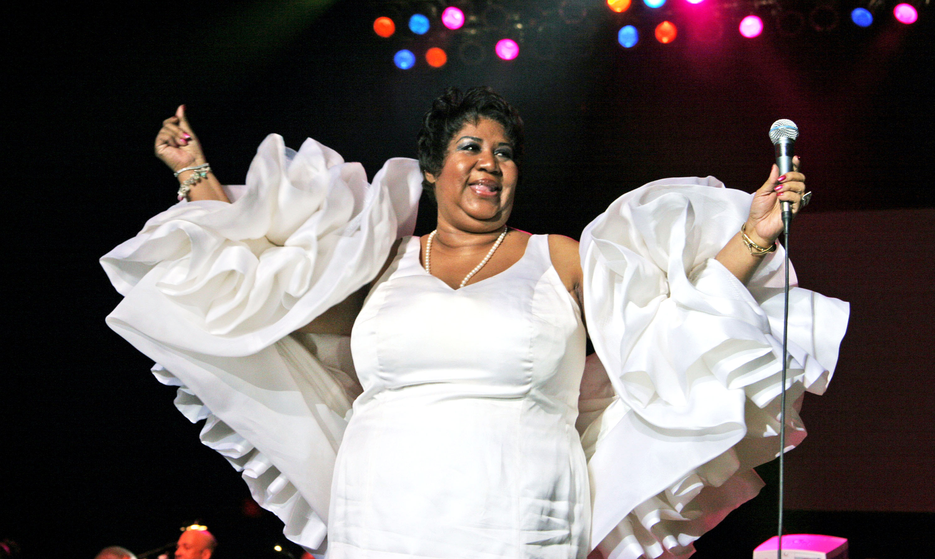 Aretha Franklin in Dress