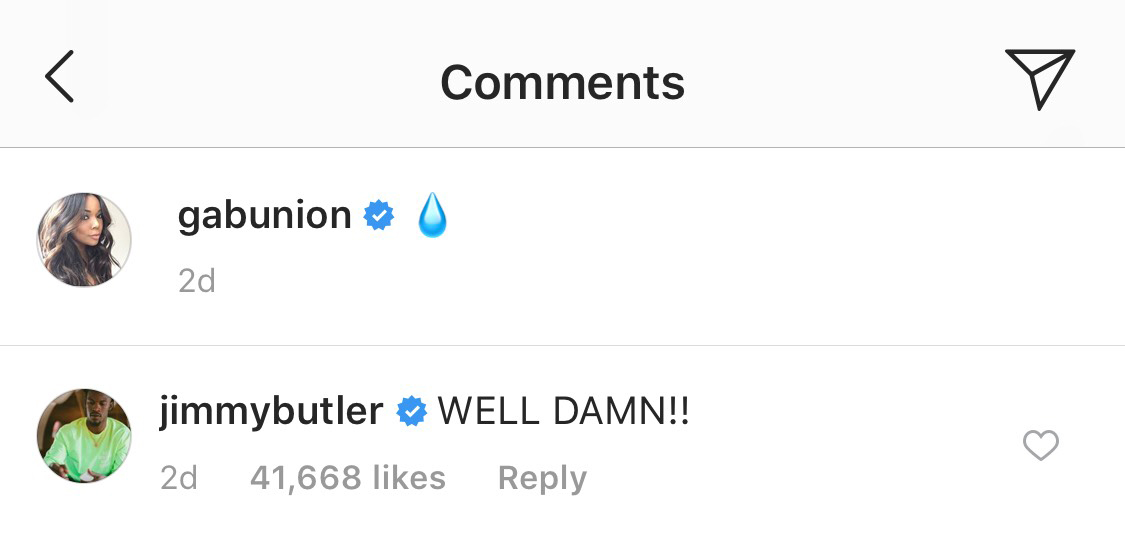 Gabrielle Union Wasn't Pleased With Jimmy Butler After His Savage Move