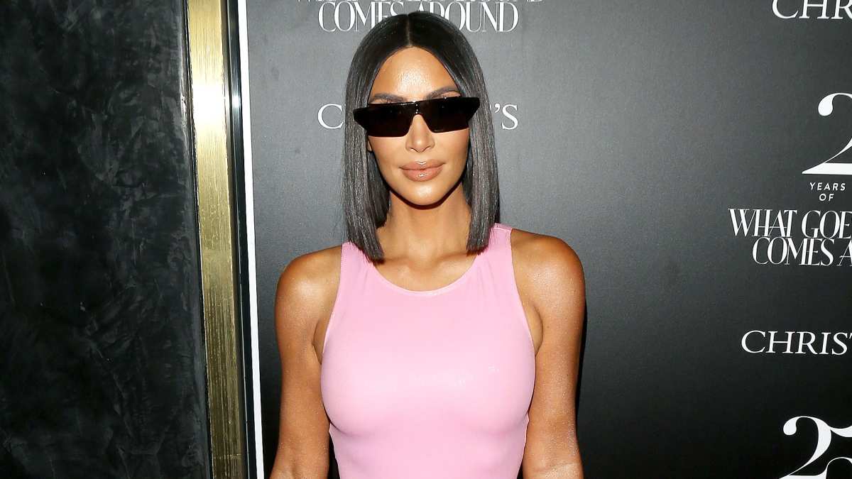 Kim Kardashian wore a VINTAGE Gucci G-string thong