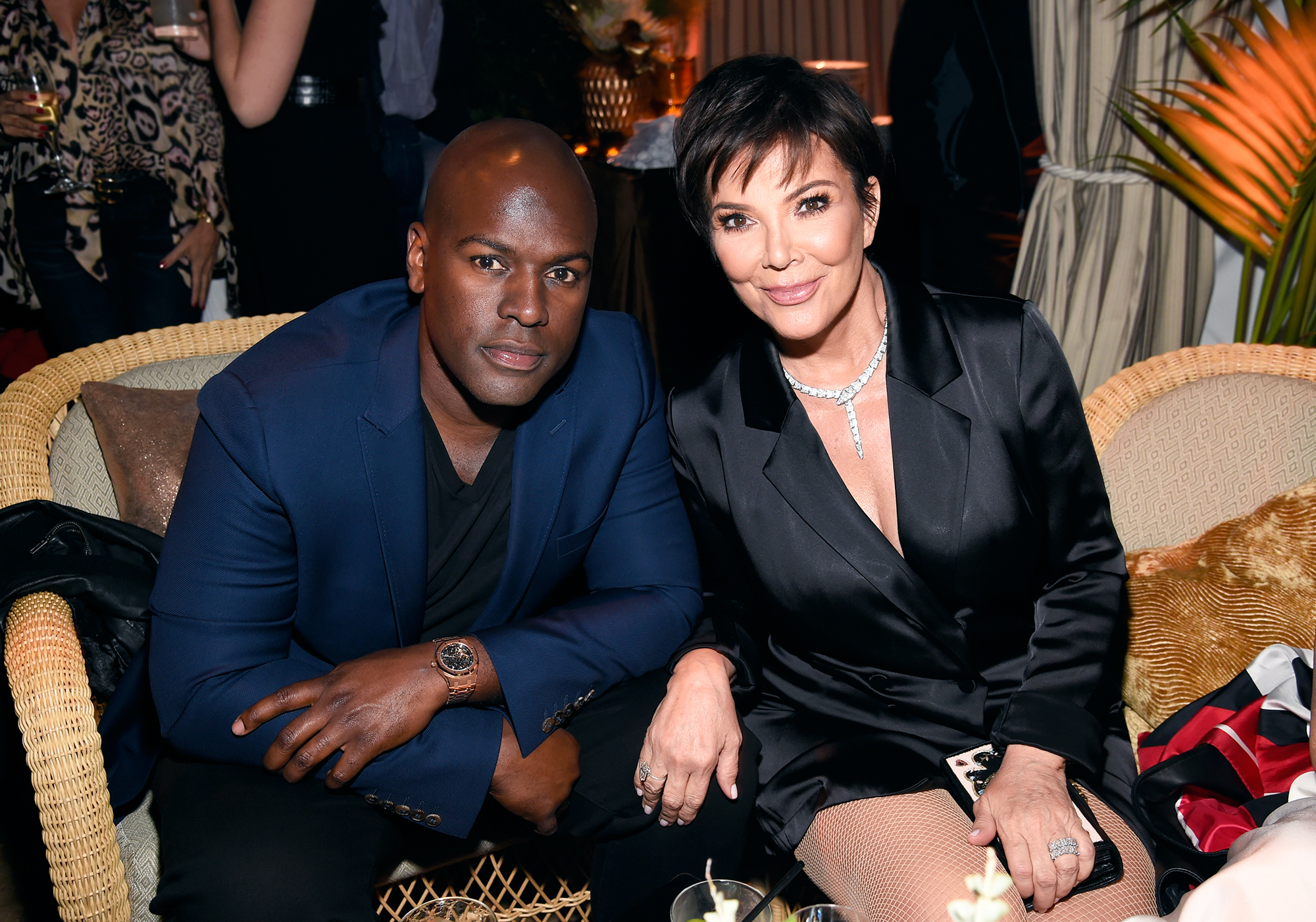 Corey Gamble is seen buying jewelry after he spent Christmas with his  girlfriend Kris Jenner