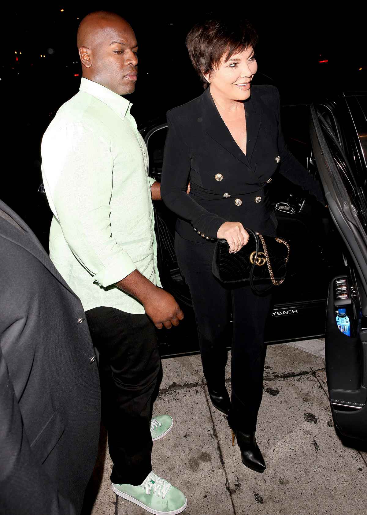 Kris and Caitlyn Jenner Twin in Nearly Identical Gucci Handbags at Kylie  Jenner's 21st Birthday