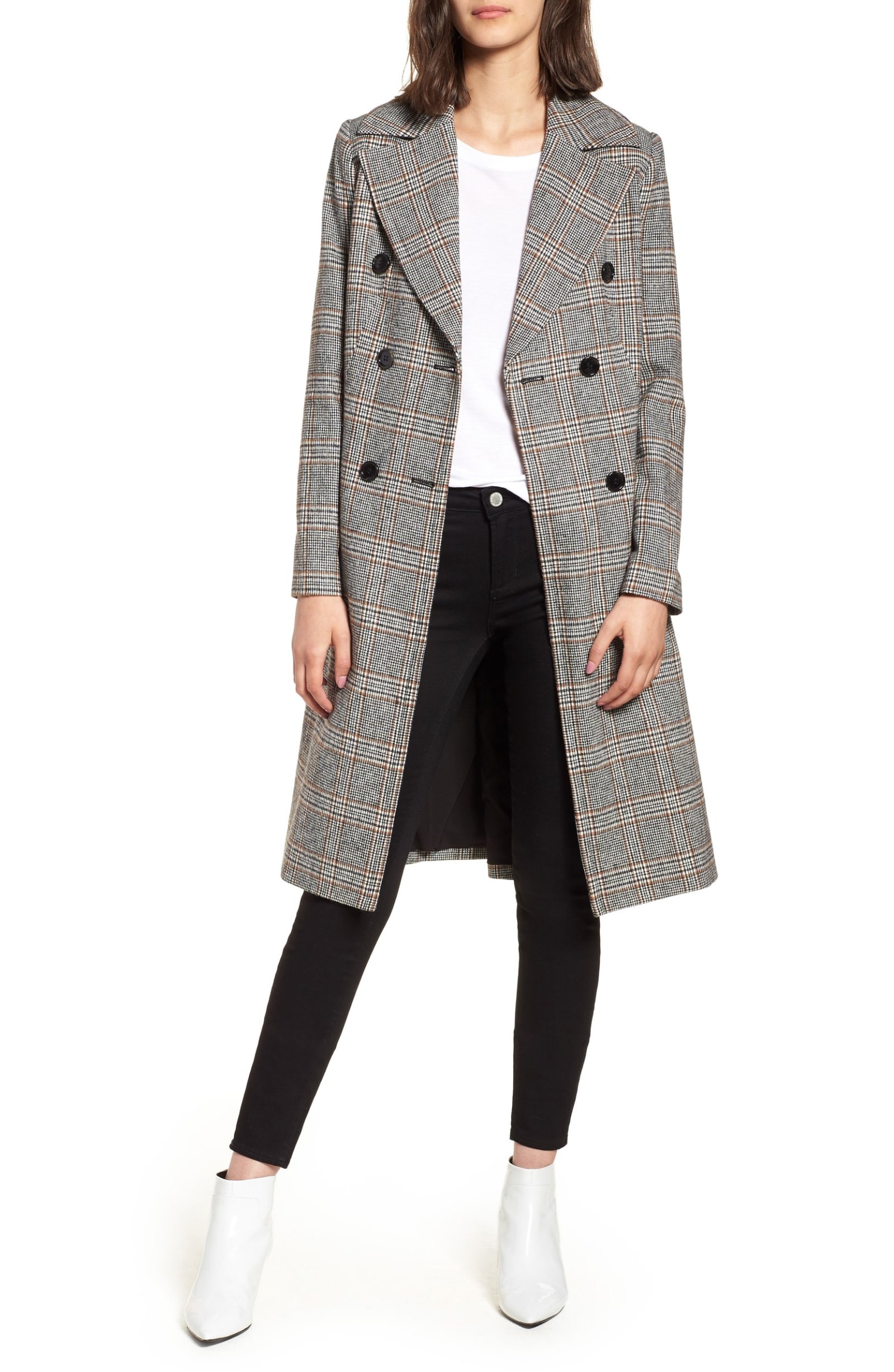 Complete Your Fall Looks With This Plaid Blazer Coat | Us Weekly