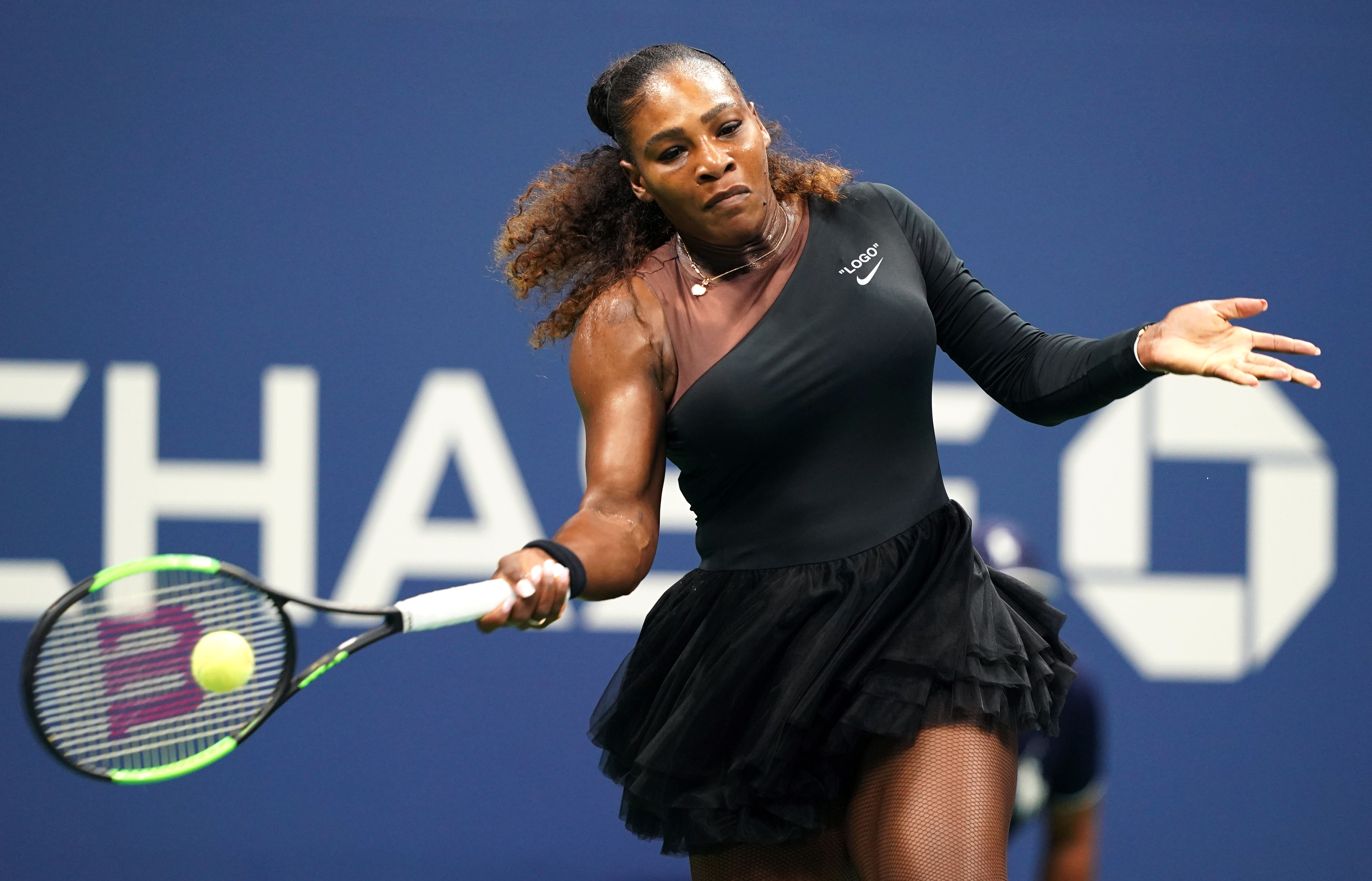 Serena Williams' One-Shoulder Off-White Nike 2018 U.S.