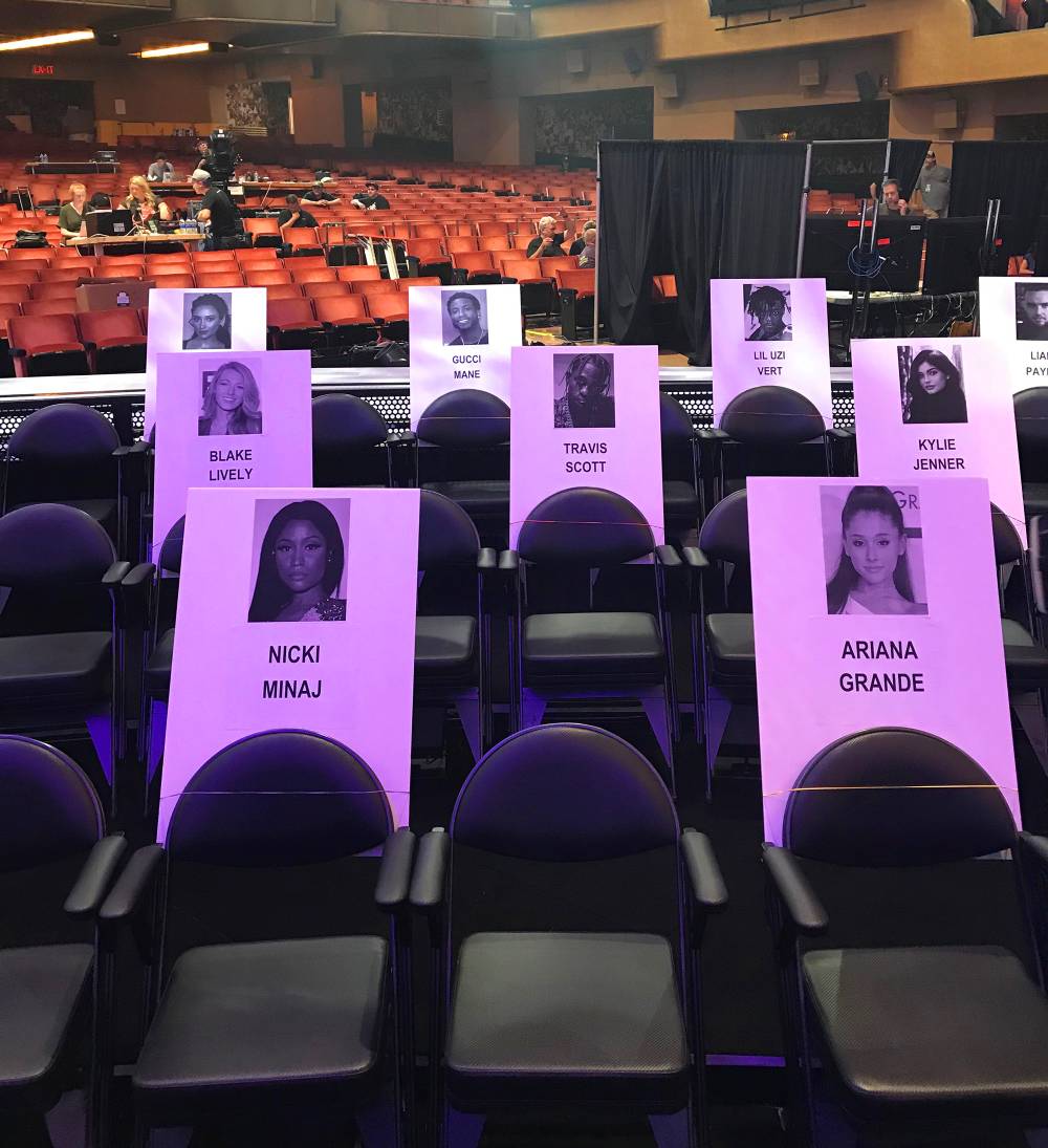 2018 MTV VMAs seating