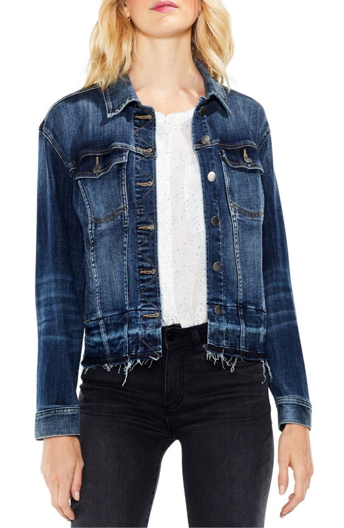 Shop This Vince Camuto Denim Jacket on Sale at Nordstrom | Us Weekly