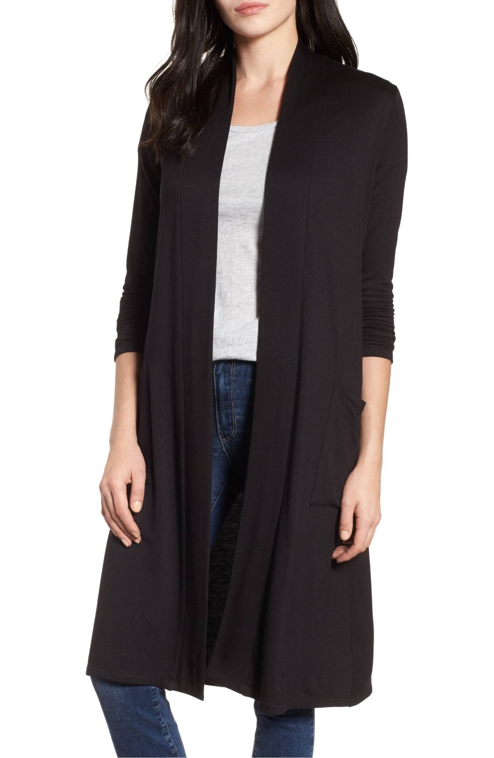 Shop This Fleece Cardigan to Stay Warm in Your Cold Office | Us Weekly